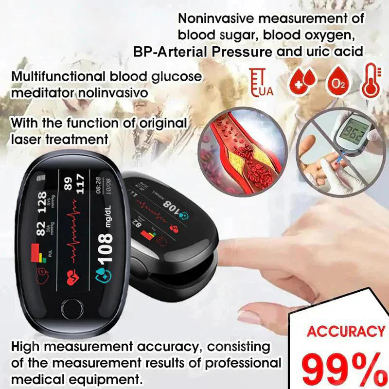 🔥Final 1 Hours : Only Limited Stock Left🏆KLENIMORE™ Non-Invasive Blood Glucose Meter 99.9% Accuracy （Mayo Clinic Recommended）