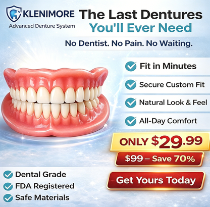 70% off! ⏰KLENIMORE™ Complete Dentures