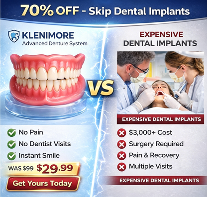 70% off! ⏰KLENIMORE™ Complete Dentures