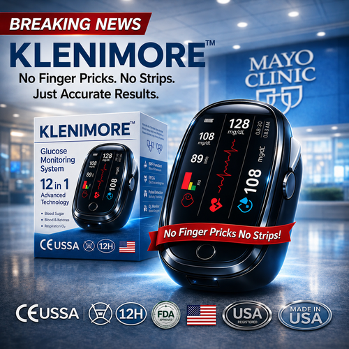 🔥Final 1 Hours : Only Limited Stock Left🏆KLENIMORE™ Non-Invasive Blood Glucose Meter 99.9% Accuracy （Mayo Clinic Recommended）