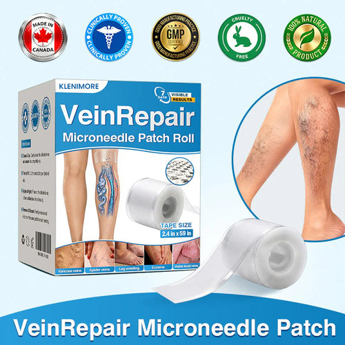 🇨🇦👨‍⚕️✅👍KLENIMORE™ VeinRepair Microneedle Patch Roll⚡Instant Relief, Long-Term Results
